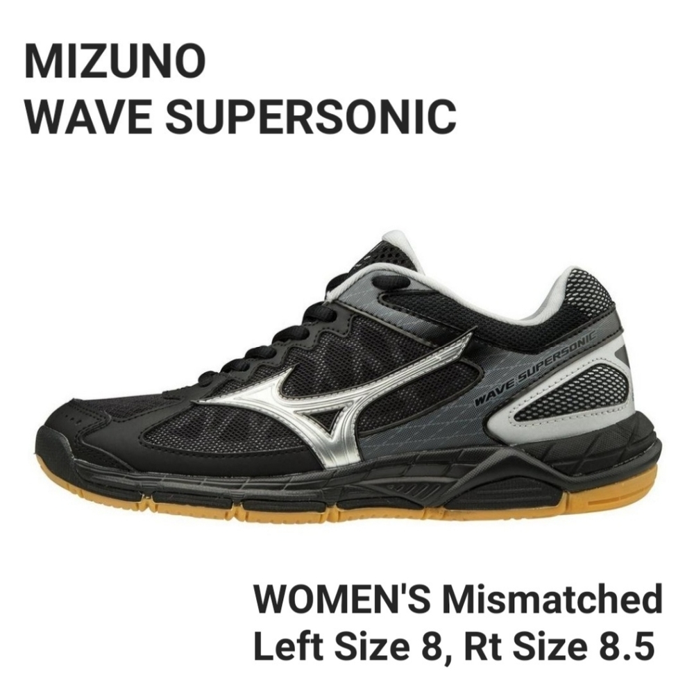 Mizuno Wave Supersonic Women's Athletic Shoes Black Silver